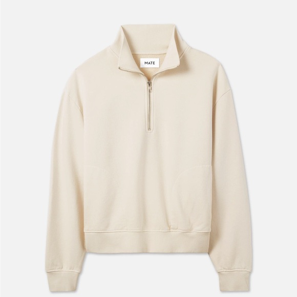 MATE the Label Tops - MATE the Label- Organic Fleece Quarter Zip